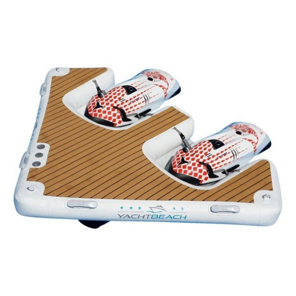 Ponton pour 2 Jet-ski yachtbeach