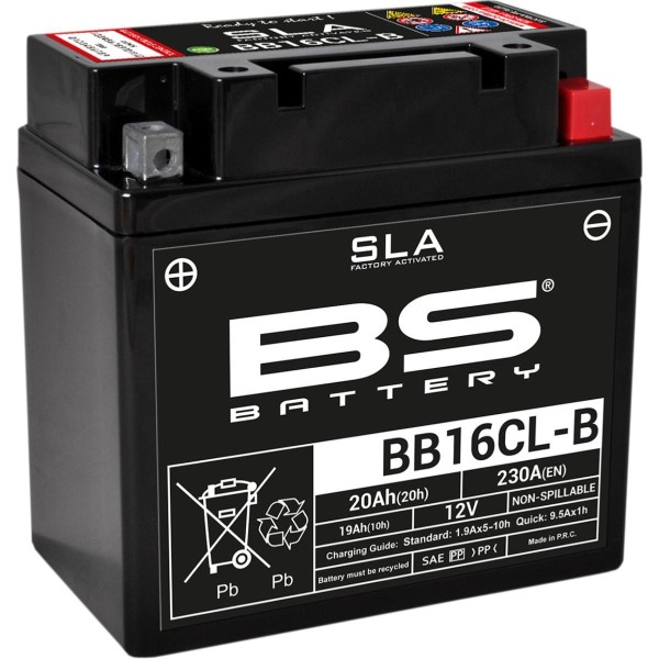 Batterie pour jet-ski yamaha sea-doo BS BB16CL-B sans entretien
